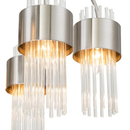 Suspended lamp 8x40W E14, size 75x75x111 cm-2