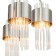 Suspended lamp 8x40W E14, size 75x75x111 cm