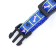 The two -layer collar with the fastx "Bones and legs", 30 x 1 cm, blue