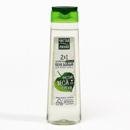 Hair shampoo clean line "Birch", 400 ml-2