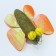 Cat toy "Butterfly" from cat mint, 8 x 6.5 cm