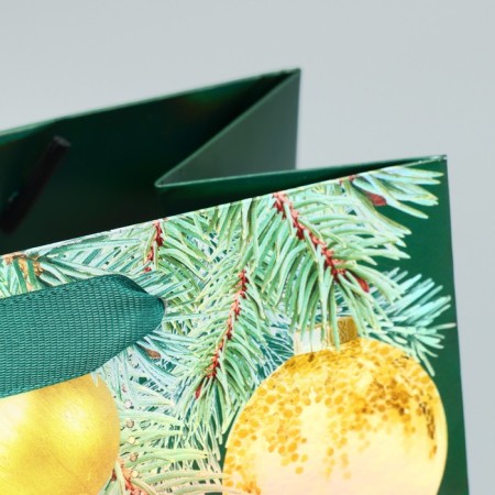 Laminated vertical "Christmas tree composition", MS 18 x 23 x 10 cm, New Year-4