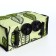 Folding bag on Velcro, 2 wheels, green color