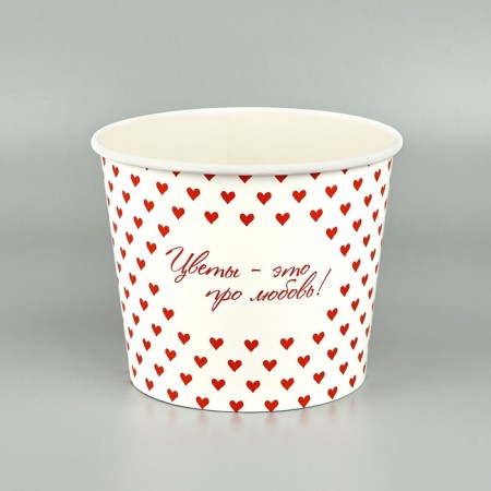 A glass for flowers "About love", 1500 ml