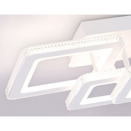 LED ceiling LED Ambrella Acrylica Original FA8877 with a remote control, 62W, LED, white, transparent color-1