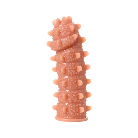 Nozzle with additional stimulation, realistic, TPR, bodily, 12.7 cm-2