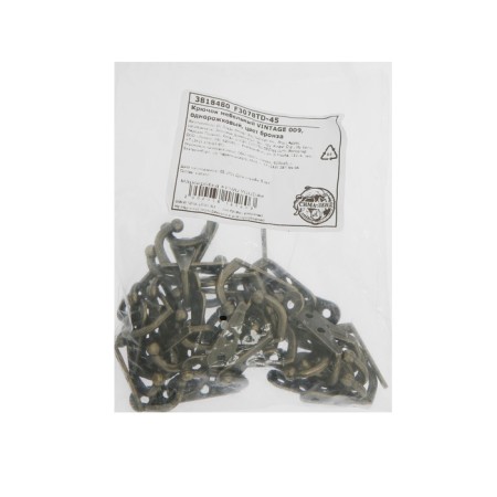 Hook furniture tundra TKO001, one -rod, bronze, 50 pcs-4