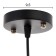 Lamp Bayerlux 34523/1 E27 40W Black-pink gold 25x25x27-127 cm
