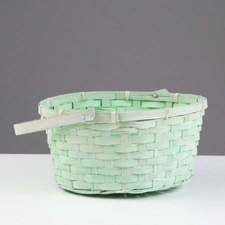 Wicker basket, 26x12/30 cm, natural, bamboo-1