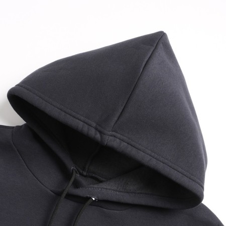 Male sweatshirt was laid down, dark gray color, size 56-4