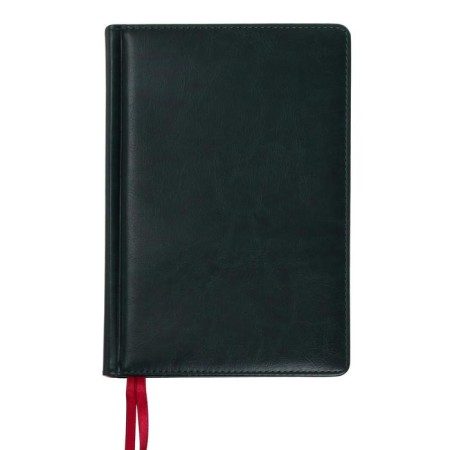 Diary Leduced A5+, 176 Parliament sheets, solid artificial leather cover, green