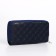 Women's wallet with lightning, blue color