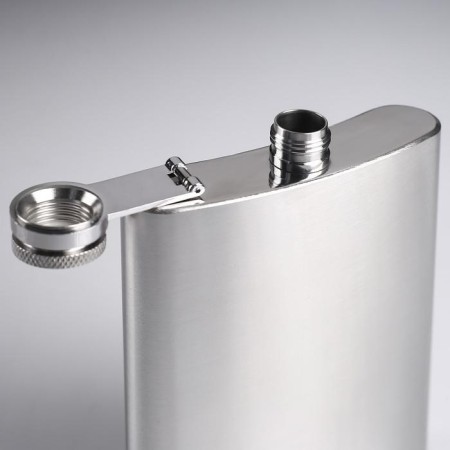 Alcohol flask, stainless steel, gift, army, 270 ml, 9 oz-1