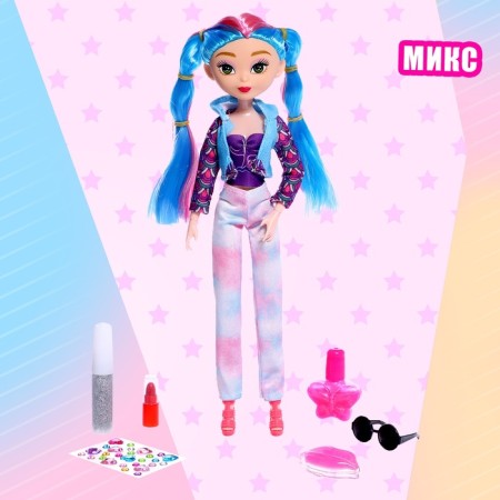 Fashionable hinge doll "Create your style", mix-6