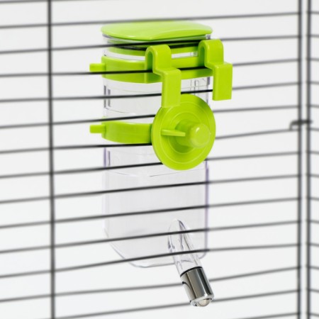 External drinker for a cage, 500 ml, green-4