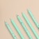 Candles for the cake "Brilliant party", 6 pcs, blue, high