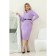 Female dress, size 54, purple color
