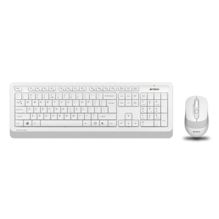 Keyboard + Mouse A4Tech FSTYLER FG1010 CLAV: White/Gray Mouse: White/Gray USB wireless M 10046