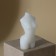Interior candle "female body", white, 9 x 4.5 cm