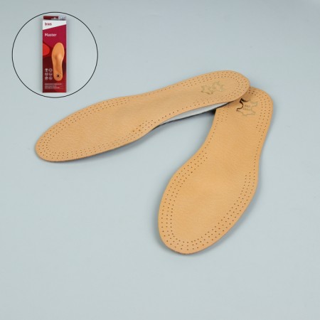 Shoes for shoes, shock-absorbing, with a mild supervisor, 41-42r-r, steam, color light-brown