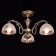 Ariadne chandelier, 3x60W E27, antique bronze
