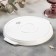 Porcelain dish for baking round Magistro "Blanche", d = 20 cm, white color