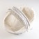Wicker basket: 41x31x19/35 cm, white, willow