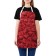 Apron of a kitchen with a photo print "Openland hearts", adjustable, size OS