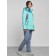 Ski costume female winter, size 42, turquoise color