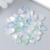 Decor for creativity Plastic "Hearts in Blue Tones" N-r 40 pcs.