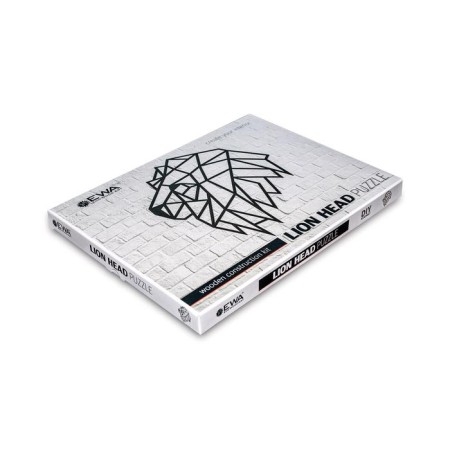 Wooden interior puzzle "Leo head"-2