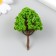 Artificial plant for creativity plastic "Green tree" 6 cm