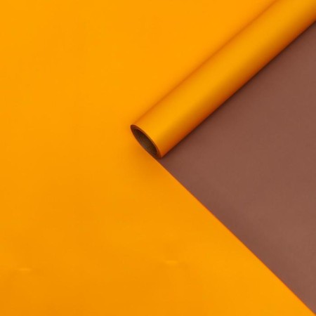 Matte, chocolate, orange film, 0.58 x 10 m-1