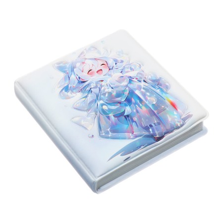 Notebook Gift Book 96l, line, color block, PVC 3D anime cover (9.5x10.5cm)-3