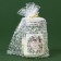 New Year's candle in a jar with a handle "time of magic", the aroma of cherry
