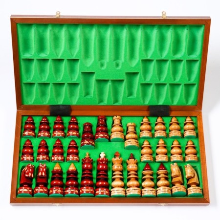 Chess Polish wooden large Madon "Byzantine", 58.5 x 58.5 cm, King H-14 cm-2