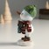 Souvenir Polystone "Snowman with a teapot on the head, holds a wreath" 6x6x11.5 cm