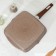 Granite Graporal Granite, square, 28 × 28 cm, removable handle, glass cover, anti-stick coating, brown color