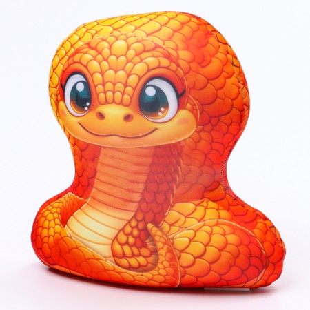 Antistress toy "Snake", orange-2