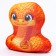 Antistress toy "Snake", orange