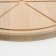 Wooden board with a groove "for pizza" for 6 pieces of 32x32x1.8 cm birch