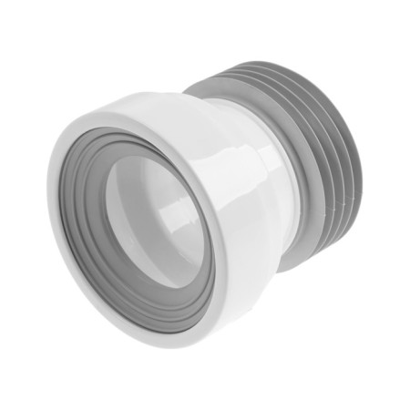 Aquant toilet cuff for toilet, d = 110 mm, straight, hard, l = 125 mm-2
