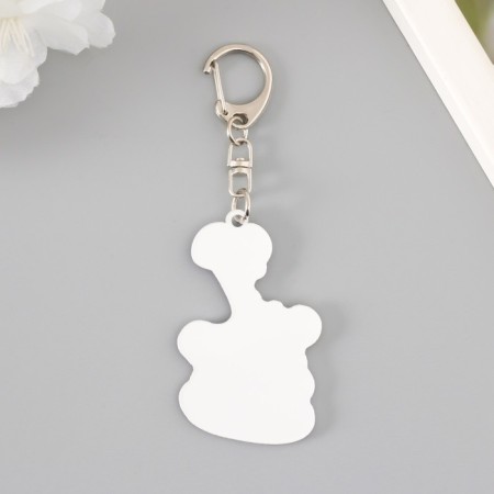 Acryl keychain "Snakes with lemonade in a glass circle" 5.8x3.8 cm-2