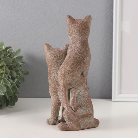 Polystone souvenir "Two cats" Bezh 11.5x10.8x22.5 cm-2