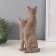 Polystone souvenir "Two cats" Bezh 11.5x10.8x22.5 cm