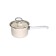 Bucket with a lid, pearl color, d = 16