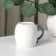 Tea couple ceramic "elephant", 2 items: a mug with a spoon of 220 ml, a saucer 19 × 12.5 cm