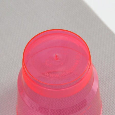 A glass of plastic disposable "Crystal", 200 ml, red color-2