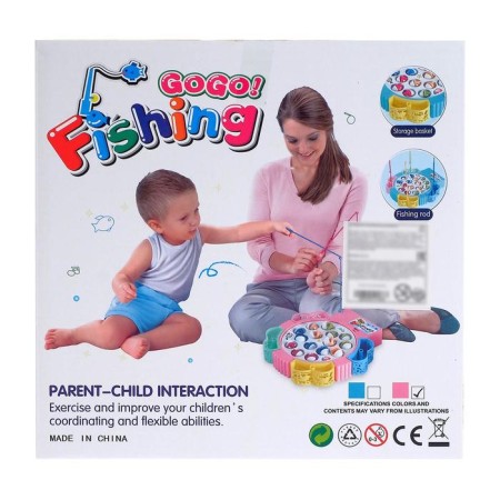 Fishing "Little Fish" 15 fish, 4 fishing rods, mix-4