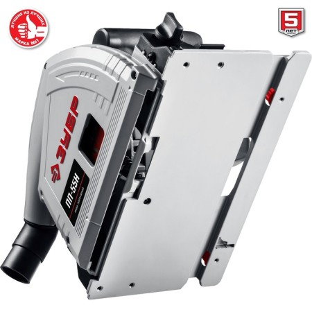 Circular "bison" PP-55H, 1.2 kW, 45/90 °- 42/55 mm, 20x165 mm, guide tire-7
